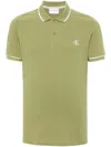 Calvin Klein Jeans Est.1978 Logo-embroidered Piqué Polo Shirt In Grün