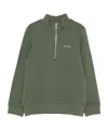Calvin Klein Jeans Est.1978 Logo Half Zip Sweatshirt In Green