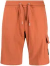 Calvin Klein Jeans Est.1978 Logo-patch Cotton Track Pants In Orange