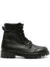 Calvin Klein Jeans Est.1978 Calvin Klein Jeans Combat Laceup Booties In Black