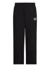 Calvin Klein Jeans Est.1978 Logo Pintruck Track Pants In Black
