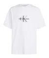 Calvin Klein Jeans Est.1978 Logo-print Cotton T-shirt In White