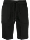 Calvin Klein Jeans Est.1978 Logo-print Drawstring Track Pants In Black