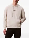Calvin Klein Jeans Est.1978 Logo-print Hoodie In Neutral