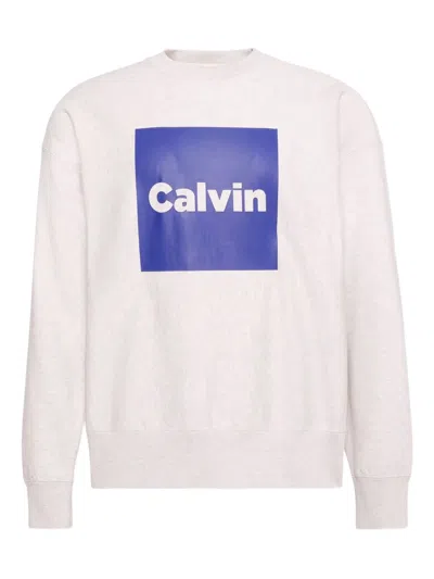 CALVIN KLEIN JEANS EST.1978 LOGO-PRINT SWEATSHIRT