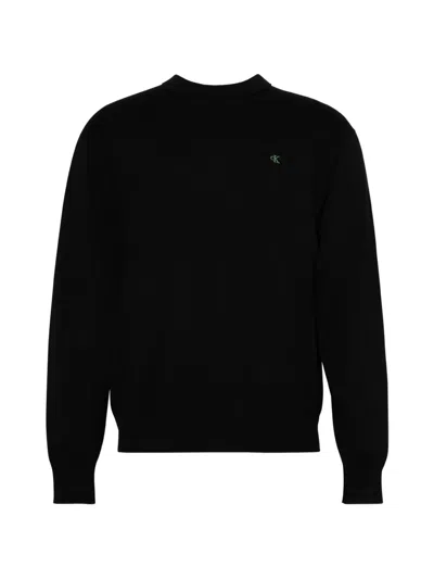 Calvin Klein Jeans Est.1978 Logo Sweater In Black