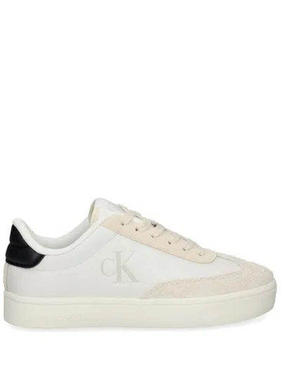 Calvin Klein Jeans Est.1978 Logo Trainers In White