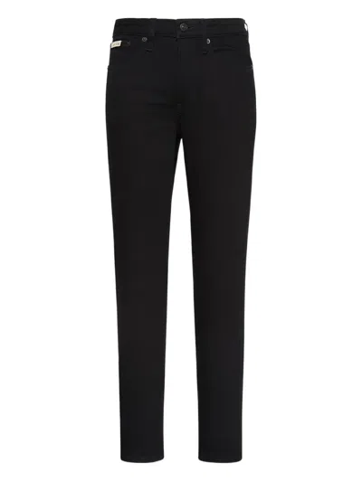 Calvin Klein Jeans Est.1978 Logo-patch Jeans In Animal Print