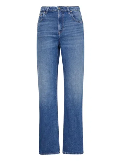 Calvin Klein Jeans Est.1978 Logo-patch Jeans In Blue