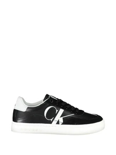 Calvin Klein Jeans Est.1978 Logo-print Sneakers In Black
