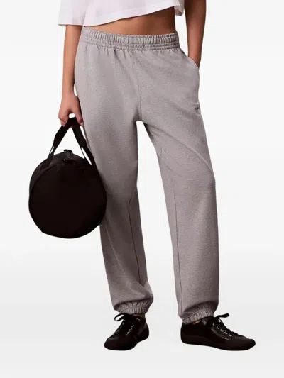 Calvin Klein Jeans Est.1978 Logo-print Track Pants In Gray