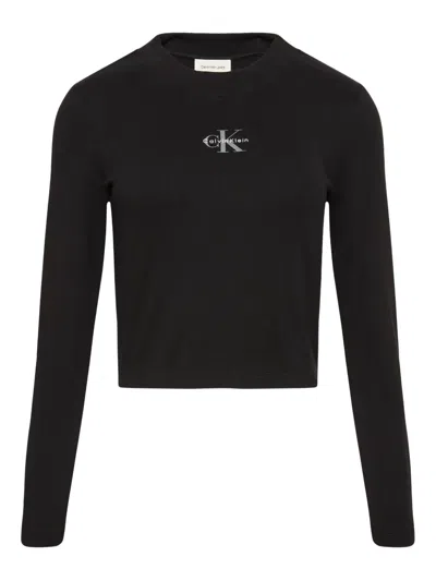 Calvin Klein Jeans Est.1978 Long-sleeve Logo-print T-shirt In Multi