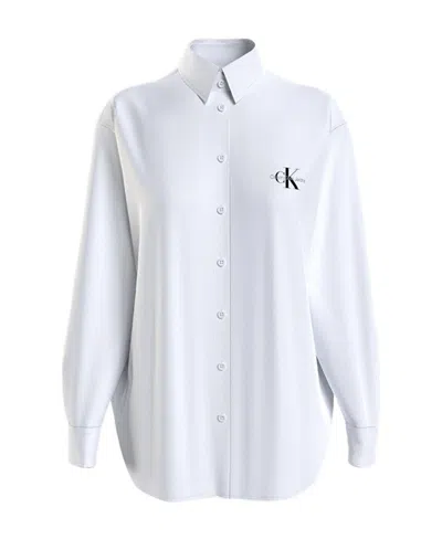 Calvin Klein Jeans Est.1978 Long-sleeved Shirt In White