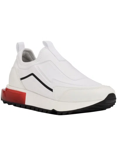 Calvin Klein Jeans Est.1978 Merlena Womens Slip On Lifestyle Casual And Fashion Sneakers In White