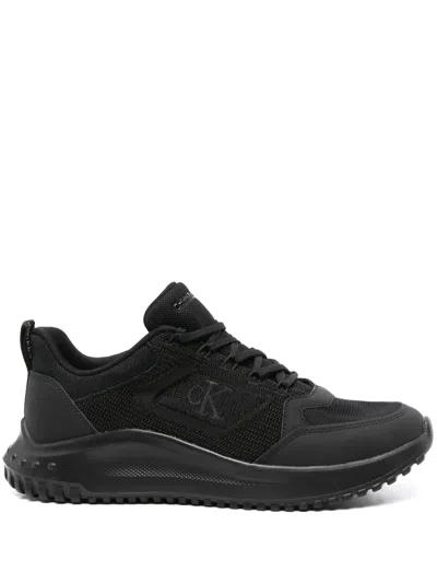 Calvin Klein Jeans Est.1978 Panelled Chunky Sneakers In Black