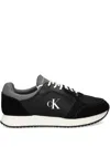 Calvin Klein Jeans Est.1978 Panelled Sneakers In Black