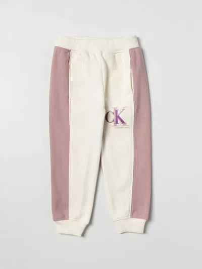 Calvin Klein Jeans Est.1978 Trousers Calvin Klein Jeans Kids In Ivory