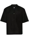 Calvin Klein Jeans Est.1978 Patch-pocket Short-sleeve Shirt In Black