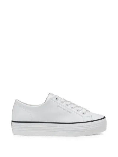 Calvin Klein Jeans Est.1978 Platform Low-top Sneakers In White