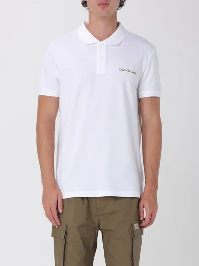 Calvin Klein Jeans Est.1978 Polo Shirt Calvin Klein Jeans Men Color White