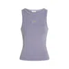 Calvin Klein Jeans Est.1978 Woven Label Ribbed Tank Top