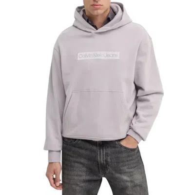 Calvin Klein Jeans Est.1978 Purple Cotton Sweater In Gray