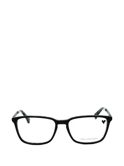 Calvin Klein Jeans Est.1978 Rectangle-frame Glasses In Black