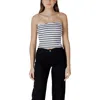Calvin Klein Jeans Est.1978 White Recycled Cotton Top In Multi
