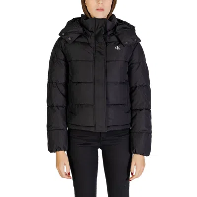 Calvin Klein Jeans Est.1978 Recycled Polyester Jackets & Women's Coat In Black