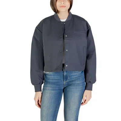 Calvin Klein Jeans Est.1978 Recycled Polyester Jackets & Women's Coat In Blue