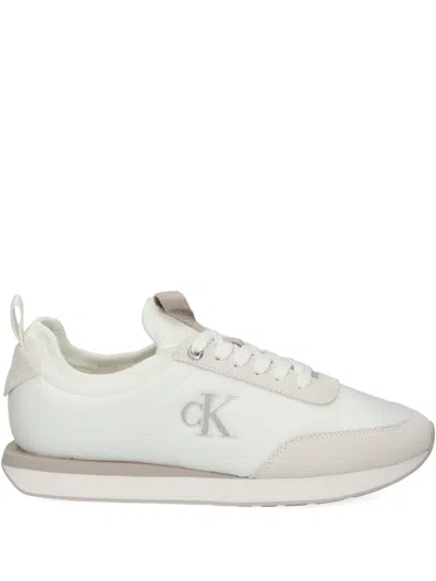 Calvin Klein Jeans Est.1978 Retro Runner Sneakers In White