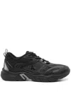Calvin Klein Jeans Est.1978 Retro Tennis Panelled Sneakers In Black