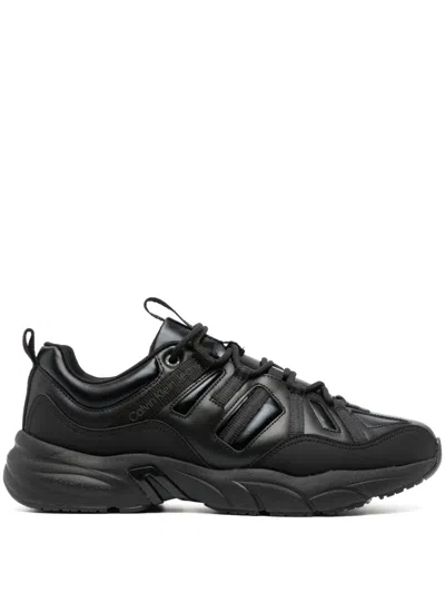 Calvin Klein Jeans Est.1978 Retro Tennis Sneakers In Black