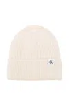 Calvin Klein Jeans Est.1978 Ribbed Hat With Logo Calvin Klein Jeans In Neutral