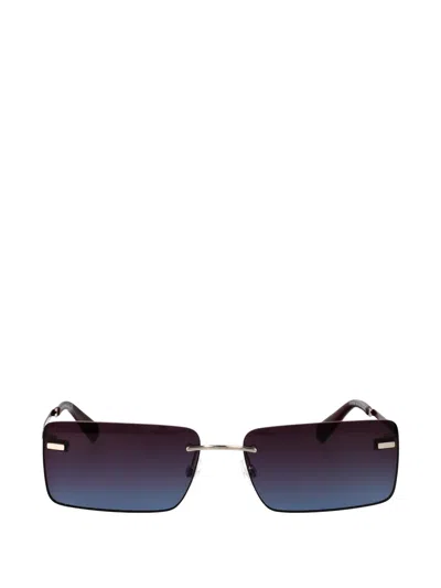 Calvin Klein Jeans Est.1978 Rimless Rectangle-frame Sunglasses In Silver