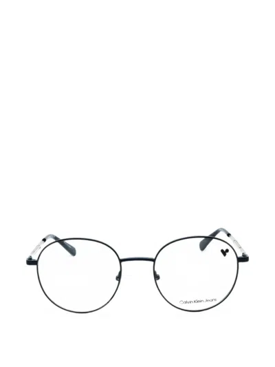 Calvin Klein Jeans Est.1978 Calvin Klein Jeans Ckj20304 Round Metal Frame Eyeglasses In Black