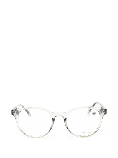 Calvin Klein Jeans Est.1978 Round-frame Glasses In Transparent