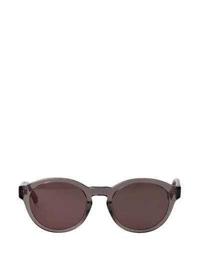 Calvin Klein Jeans Est.1978 Round-frame Logo-plaque Sunglasses In Gray