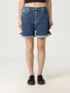Calvin Klein Jeans Est.1978 Short Calvin Klein Jeans Woman Color Denim In Blue