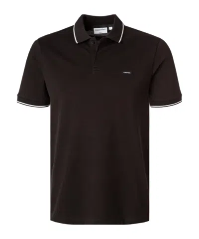 Calvin Klein Jeans Est.1978 Short-sleeved Polo Shirt In Black