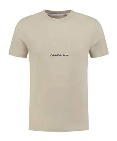Calvin Klein Jeans Est.1978 Short-sleeved T-shirt In Nude