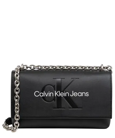 Calvin Klein Jeans Est.1978 Logo-print Crossbody Bag In Black