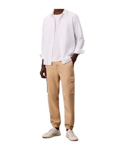 Calvin Klein Jeans Est.1978 Skinny Twill Cargo Pants In Brown