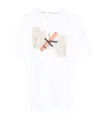 Calvin Klein Jeans Est.1978 Skyscraper Cotton T-shirt In White