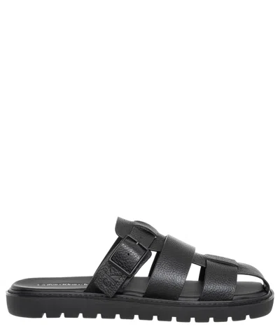 Calvin Klein Jeans Est.1978 Slippers In Black