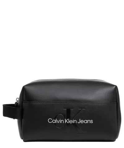 Calvin Klein Jeans Est.1978 Toiletry Bag In Black