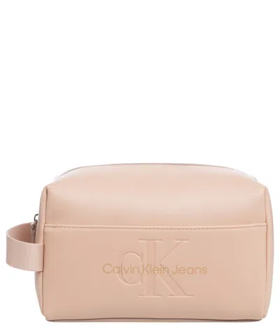 Calvin Klein Jeans Est.1978 Toiletry Bag In Pink