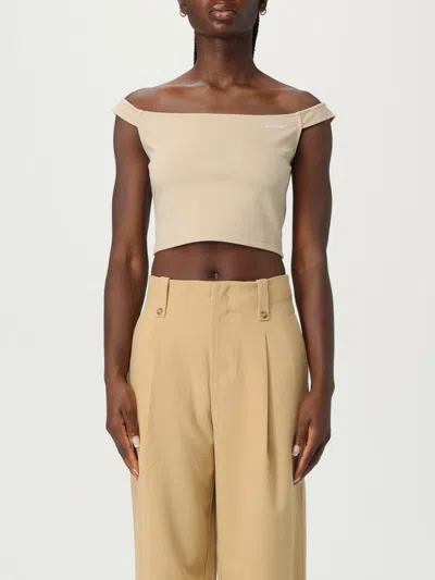 Calvin Klein Jeans Est.1978 Top Calvin Klein Jeans Woman Color Beige In Neutral