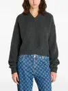Calvin Klein Jeans Est.1978 V-neck Sweater In Brown