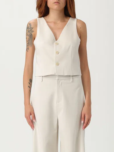 Calvin Klein Jeans Est.1978 Waistcoat Calvin Klein Jeans Woman Color Ivory In Neutral